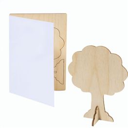 individuelle Puzzle-Postkarte, Baum SendCraft