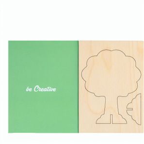 individuelle Puzzle-Postkarte, Baum SendCraft