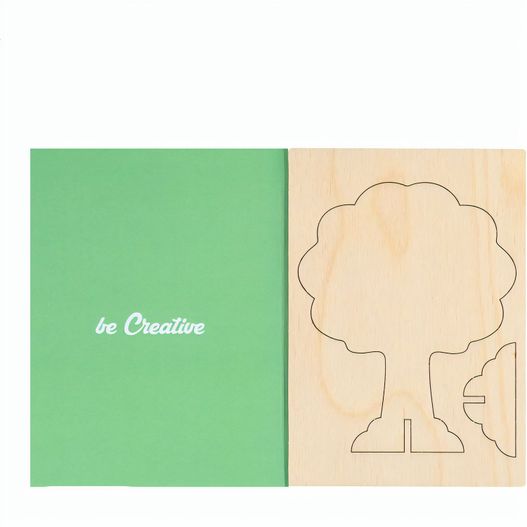 individuelle Puzzle-Postkarte, Baum SendCraft (Bild 1)