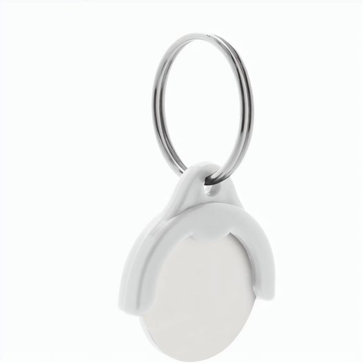Produktabbildung Schlüsselanhänger mit Einkaufswagen-Chip Token Schlüsselanhänger mit Einkaufswagen-Chip Token (Bild 1)