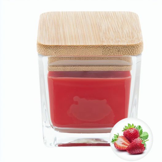 Produktabbildung Kerze, Erdbeere Cubama Kerze, Erdbeere Cubama (Bild 1)