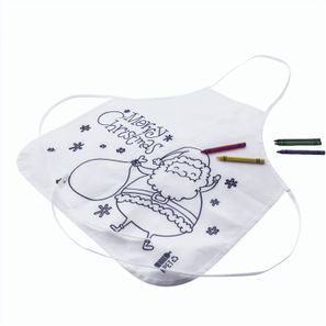 Weihnachtsschürze zum Ausmalen für Kinder Julfar Cook