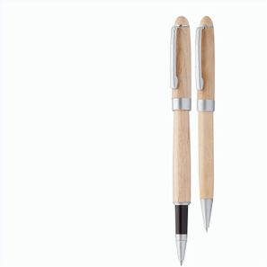 Kugelschreiber Set aus Holz Nawodu