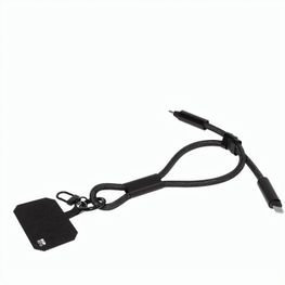 60W Handgelenkband mit Lade- und Datenkabel aus RPET CuffCharge