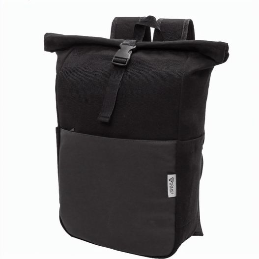 Rucksack aus recyceltem Canvas Blakkan Back (Bild 1)