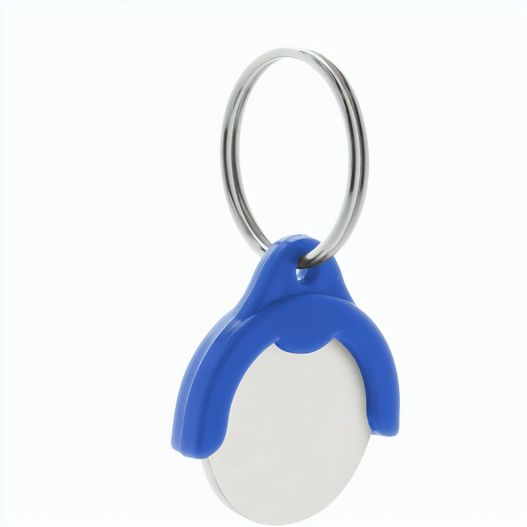 Produktabbildung Schlüsselanhänger mit Einkaufswagen-Chip Token Schlüsselanhänger mit Einkaufswagen-Chip Token (Bild 1)