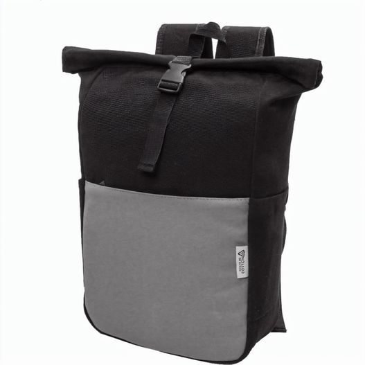 Rucksack aus recyceltem Canvas Blakkan Back (Bild 1)