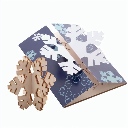 Weihnachtskarte, Schneeflocke Creax Plus (Bild 1)