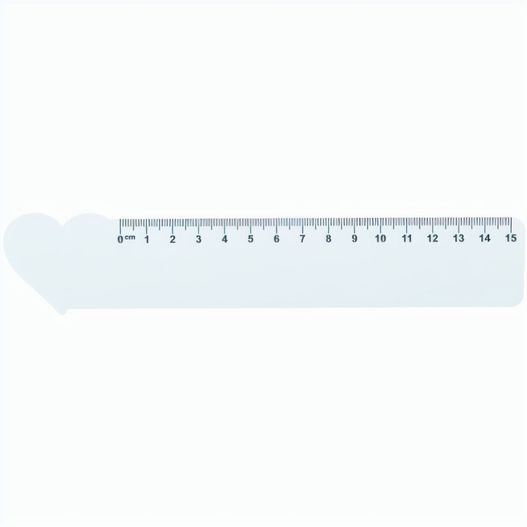 Produktabbildung Lineal Herz, 15 cm Couler 15 Lineal Herz, 15 cm Couler 15 (Bild 1)