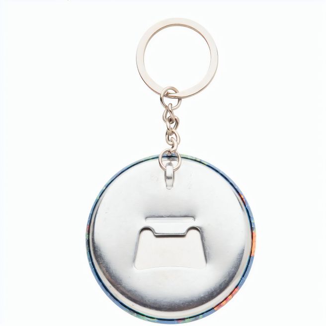 Produktabbildung Button-Schlüsselanhänger KeyBadge Bottle Button-Schlüsselanhänger KeyBadge Bottle