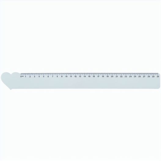 Produktabbildung Lineal Herz, 30 cm Couler 30 Lineal Herz, 30 cm Couler 30 (Bild 1)