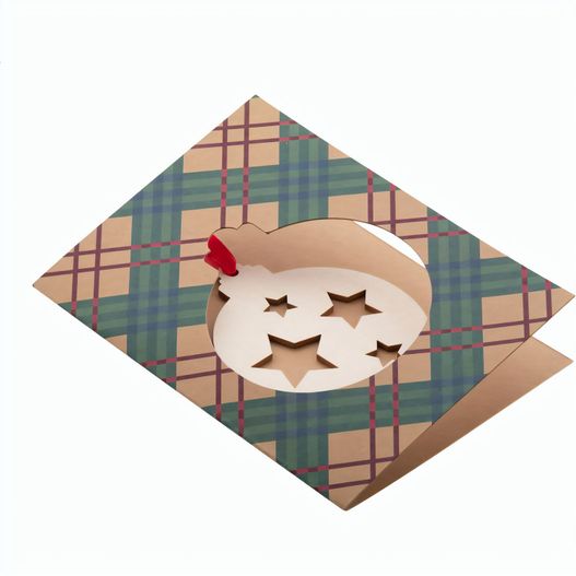 Weihnachtskarte, Kugel TreeCard Eco (Bild 1)