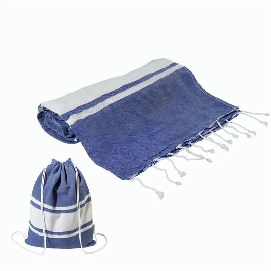 Strandtuch und Turnbeutel aus recycelter Baumwolle Tortuga (Bild 1)