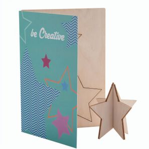 Weihnachtskarte, Stern CreaX