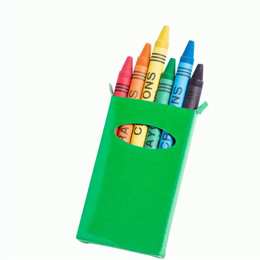 Produktabbildung 6-tlg. Wachsmalstifte-Set Sorell 6-tlg. Wachsmalstifte-Set Sorell (Bild 1)
