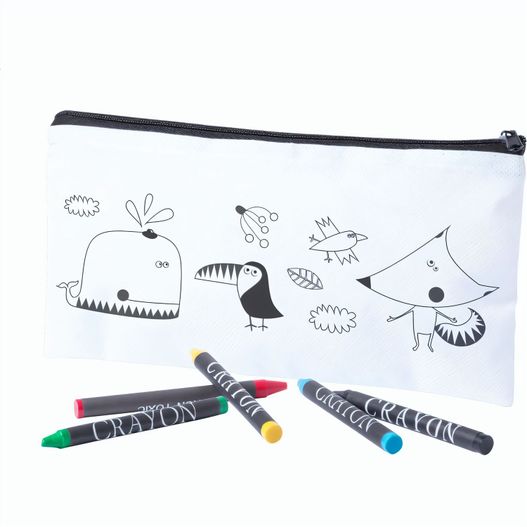 Produktabbildung Stiftetasche zum Ausmalen Willems Stiftetasche zum Ausmalen Willems (Bild 1)