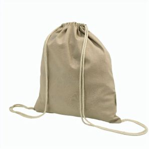 Kordelzugbeutel aus recycelter Baumwolle Dropex