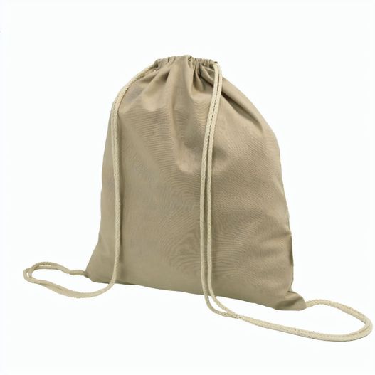 Kordelzugbeutel aus recycelter Baumwolle Dropex (Bild 1)