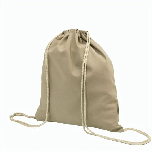 Kordelzugbeutel aus recycelter Baumwolle Dropex (Bild 1)
