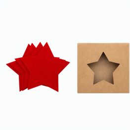 Produktabbildung Weihnachtsuntersetzer-Set RPET Vagnes Weihnachtsuntersetzer-Set RPET Vagnes