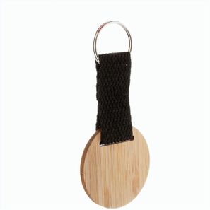 Bambus-Schlüsselanhänger, rund Stropp