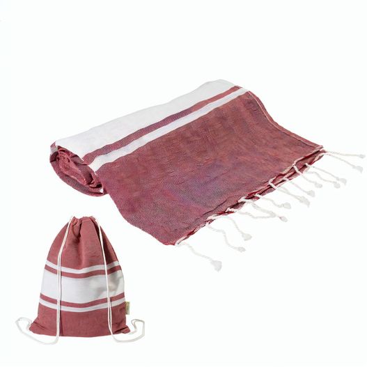 Strandtuch und Turnbeutel aus recycelter Baumwolle Tortuga (Bild 1)