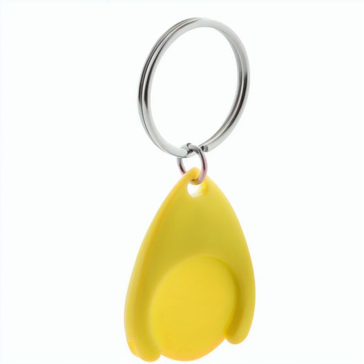 Produktabbildung Schlüsselanhänger mit Einkaufswagen-Chip Nelly Schlüsselanhänger mit Einkaufswagen-Chip Nelly (Bild 1)