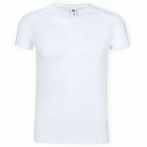 Erwachsene Weiß T-Shirt Iconic V-Neck