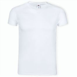 Erwachsene Weiß T-Shirt Iconic V-Neck