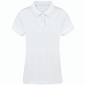 Erwachsene Frauen Weiß Polo-Shirt Koupan