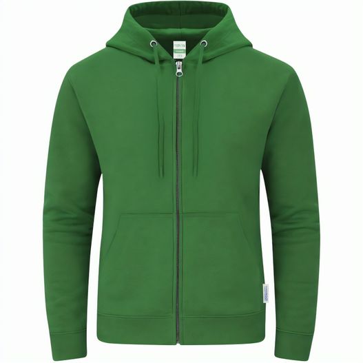 Erwachsene Sweatshirt mit Kapuze + Reißverschluss Walder (Bild 1)