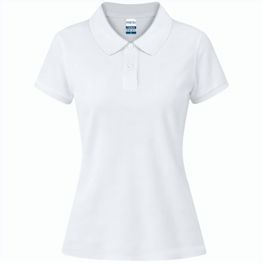 Erwachsene Frauen Weiß Polo-Shirt Koupan