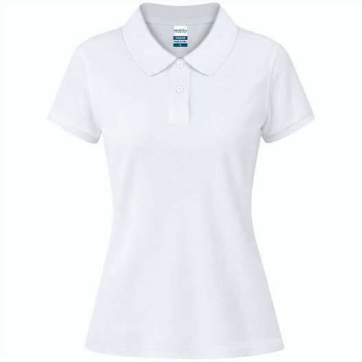 Erwachsene Frauen Weiß Polo-Shirt Koupan (Bild 1)