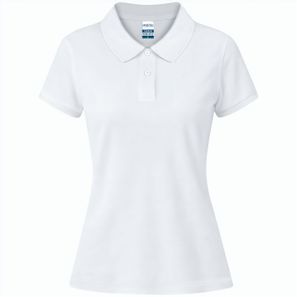 Erwachsene Frauen Weiß Polo-Shirt Koupan