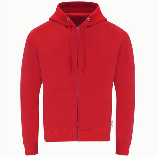Erwachsene Sweatshirt mit Kapuze + Reißverschluss Walder (Bild 1)