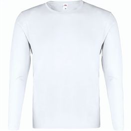 Erwachsene Weiß T-Shirt Iconic Long Sleeve T