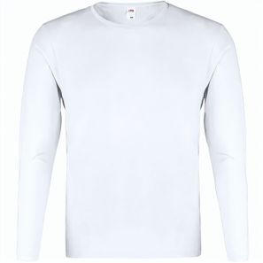 Erwachsene Weiß T-Shirt Iconic Long Sleeve T