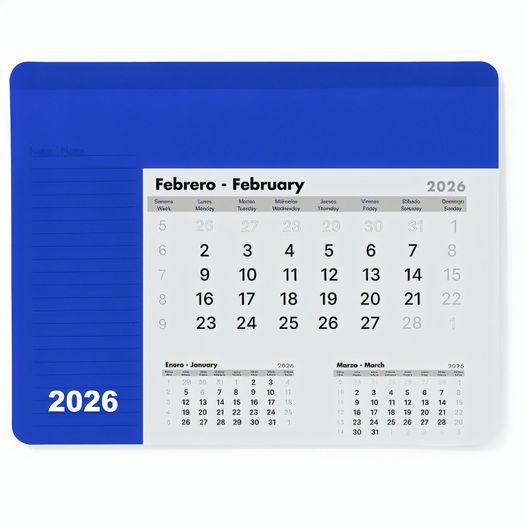 Produktabbildung Mauspad Kalender Rendux Mauspad Kalender Rendux (Bild 1)