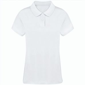 Erwachsene Frauen Weiß Polo-Shirt Koupan