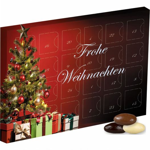 Mandel-Schoko-Trio, ca. 120g, Adventskalender Mini (Bild 1)