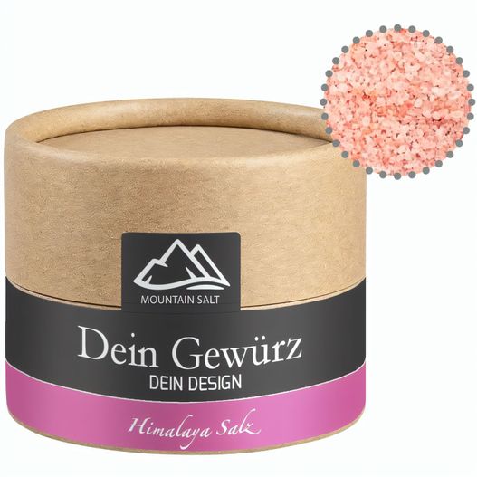 Rosa Kristallsalz, ca. 75g, Kraftpapierdose Mini (Bild 1)