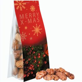 Produktabbildung Feuergebrannte Mandeln, ca. 40g, Express Blockbodenbeutel mit Werbereiter Feuergebrannte Mandeln, ca. 40g, Express Blockbodenbeutel mit Werbereiter