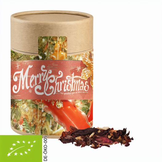 Bio Weihnachts Früchtetee, ca. 140g, Kraftpapierdose Maxi (Bild 1)