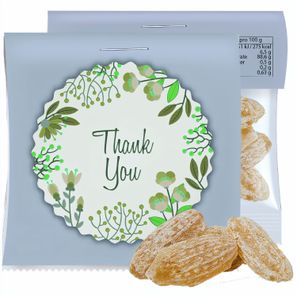 Ingwer Bonbons, ca. 17g, Express Midi-Tüte mit Werbereiter