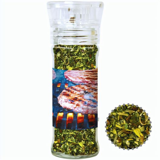 Gewürzmischung Kräuter-Steakgewürz, ca. 30g, transparente Gewürzmühle (Bild 1)