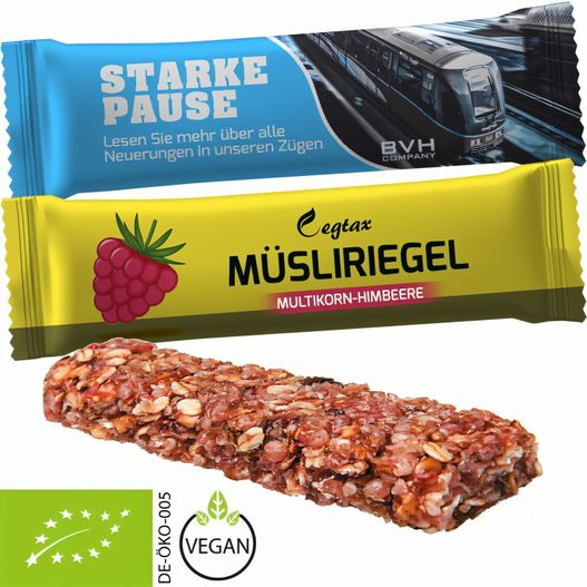 Bio Müsliriegel Multikorn-Himbeere, ca. 30g, Flowpack (Bild 1)