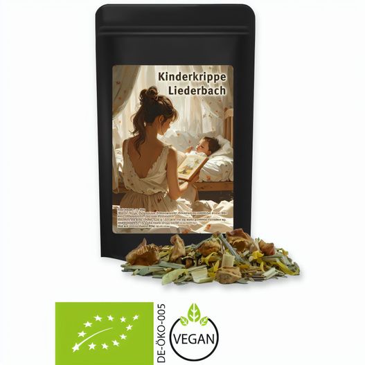 Kräutertee Harmonie, ca. 35g, Metalldose Midi silber (Bild 1)