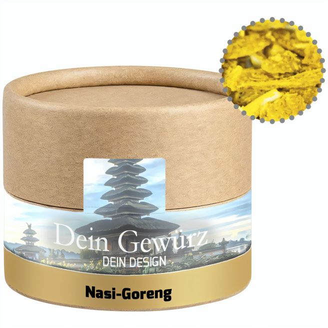 Gewürzmischung Nasi-Goreng, ca. 28g, Kraftpapierdose Mini