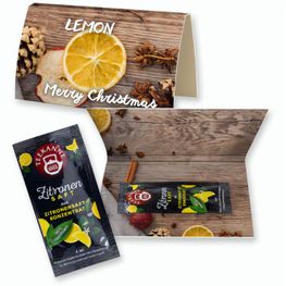 Produktabbildung Zitronensaft, ca. 4g, Werbekarte A6 gefaltet Zitronensaft, ca. 4g, Werbekarte A6 gefaltet