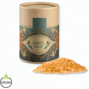 Gewürzmischung Rauch-Salz grob, ca. 130g, Kraftpapierdose Midi